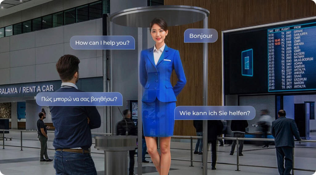 Engage with Holographic Display